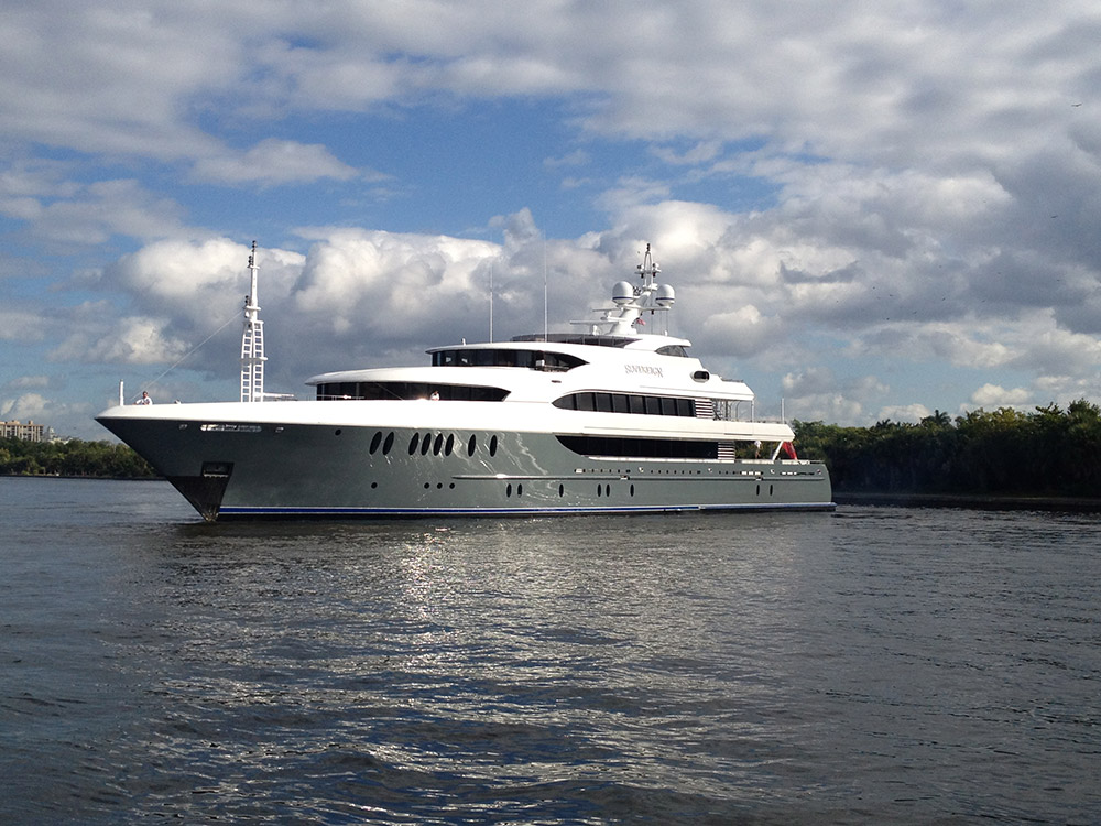 First superyacht to sail into the Tyne moors at Newcastle City Marina